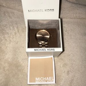 Michael Kors Mini Slim Runway Rose GoldTone Watch